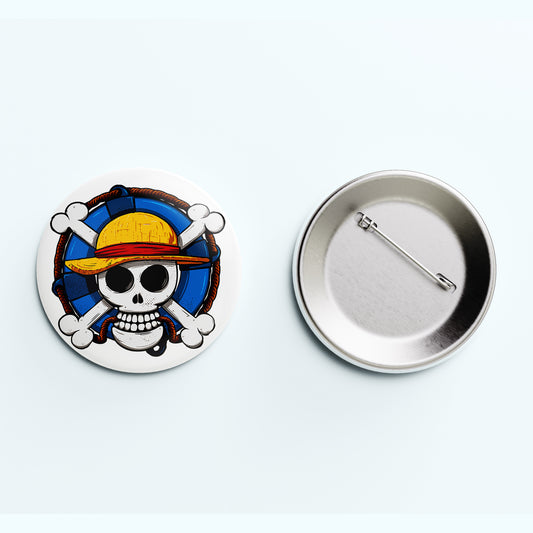 One Piece Luffy Logo Pin