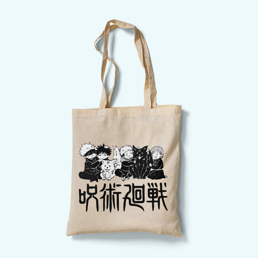 Chibi Jujutsu Kaisen Tote Bag