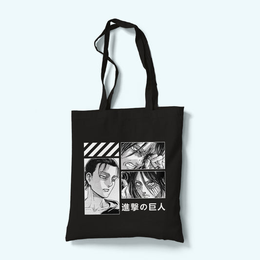 Eren Yeager Manga Tote Bag