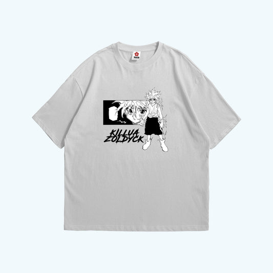 Killua Lightning HxH Over Size T-Shirt