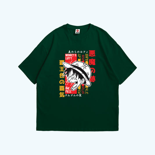 Luffy Face Over Size T-Shirt