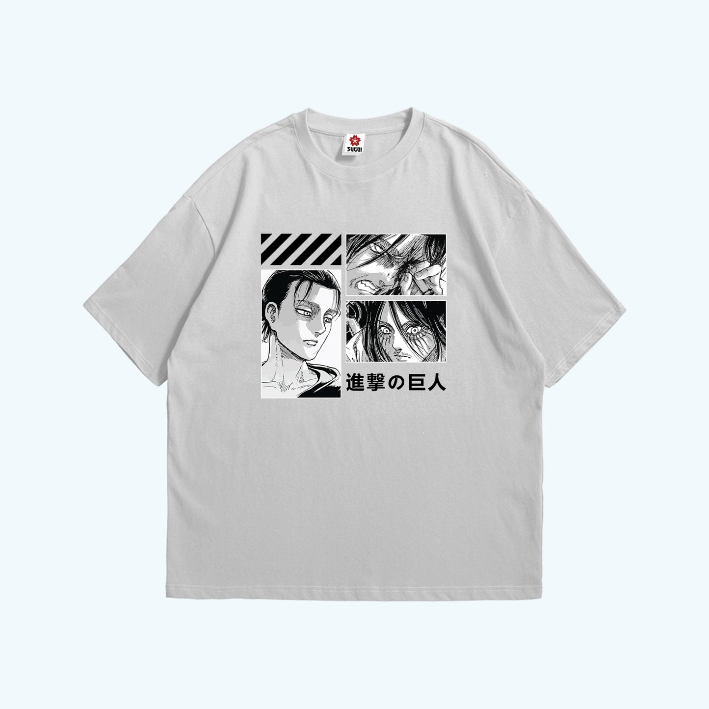 Eren Yeager Manga Over Size T-Shirt