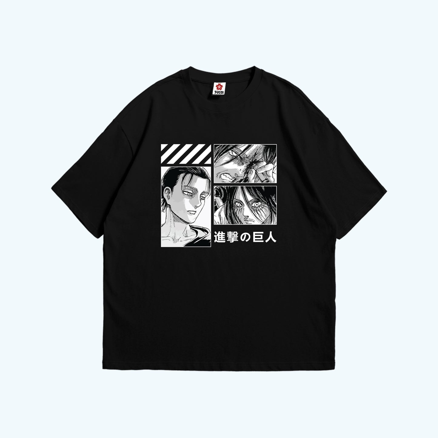 Eren Yeager Manga Over Size T-Shirt