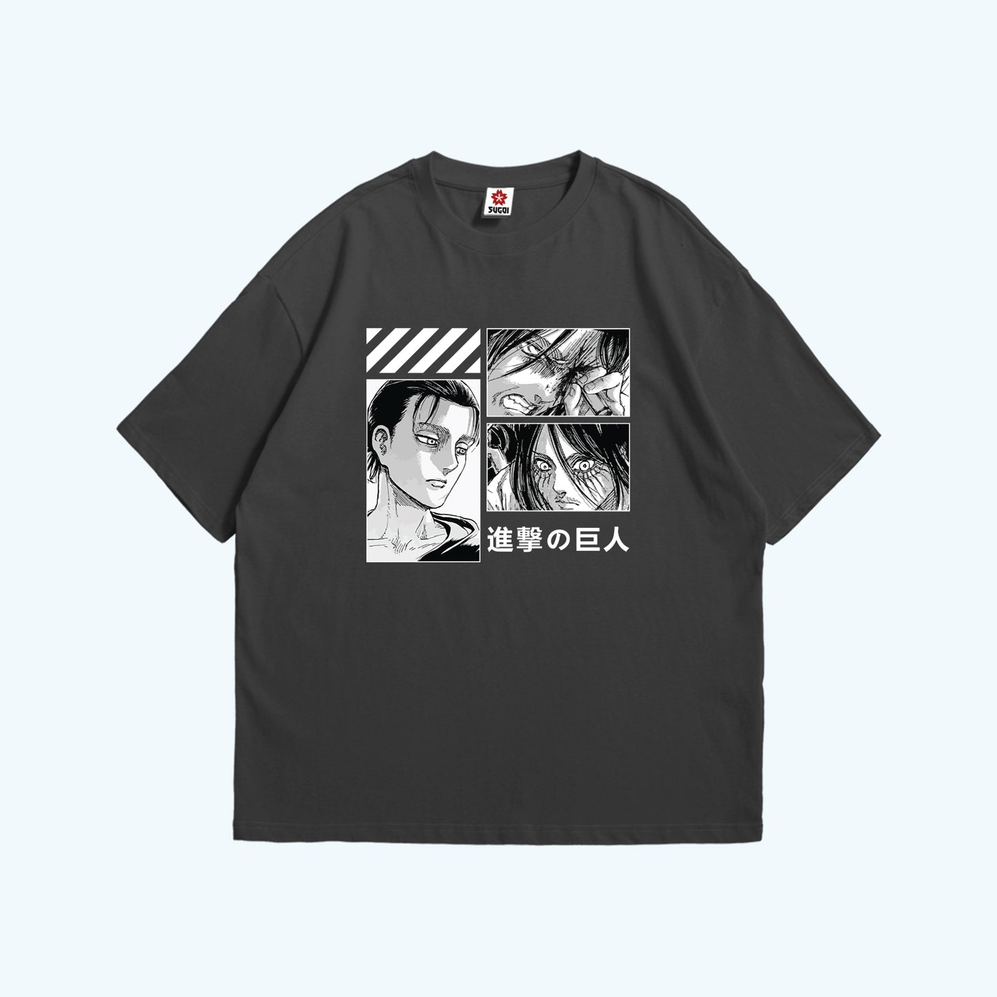 Eren Yeager Manga Over Size T-Shirt