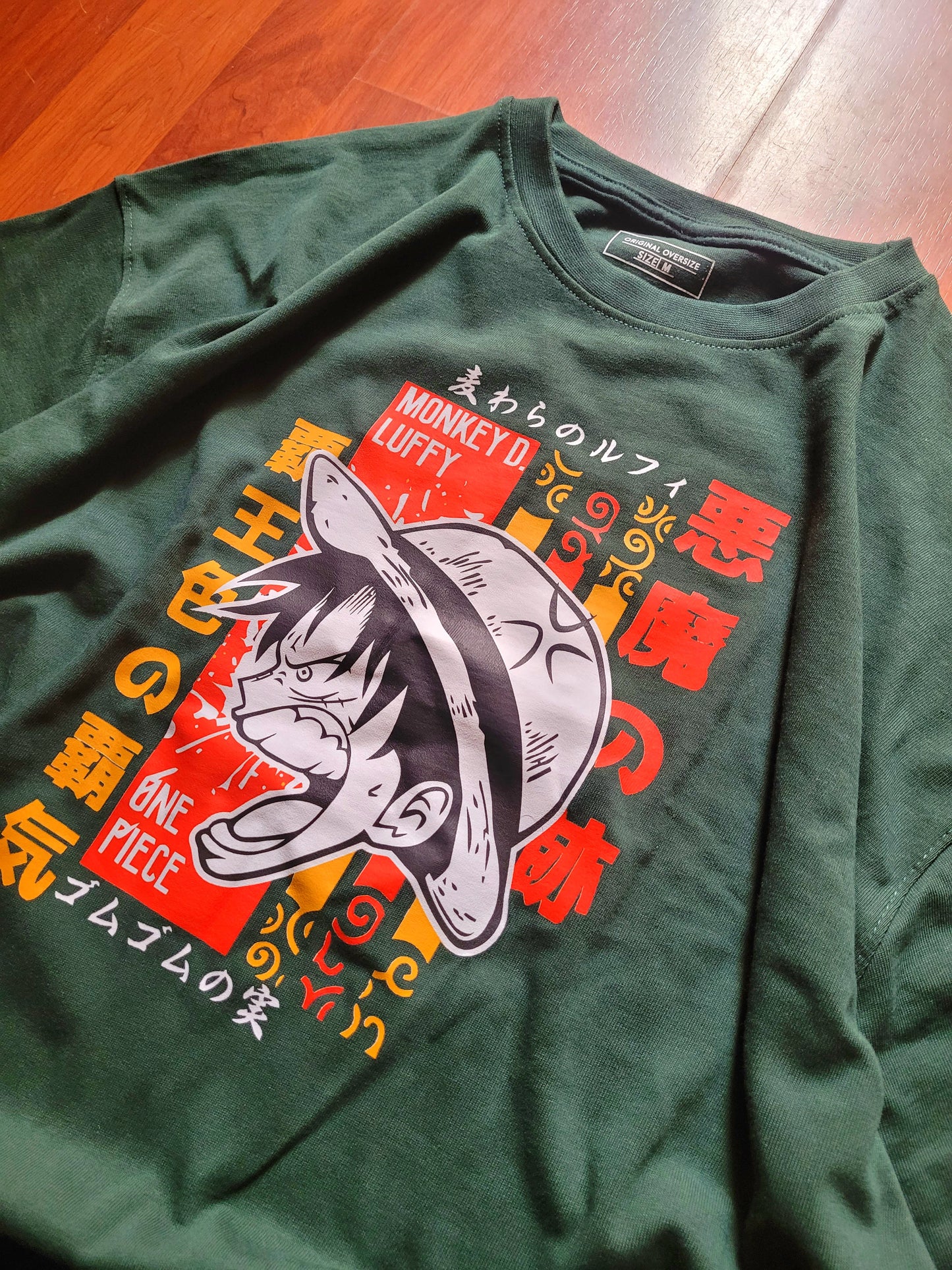 Luffy Face Over Size T-Shirt