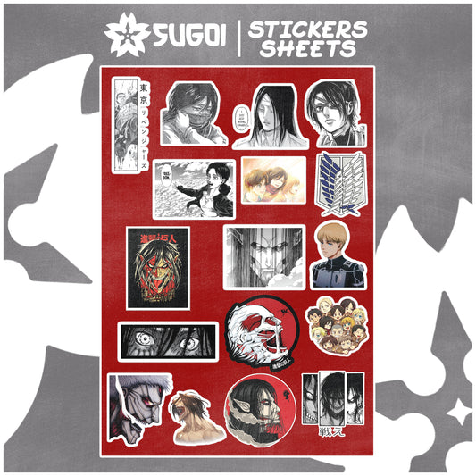 Attack On Titans Stickers