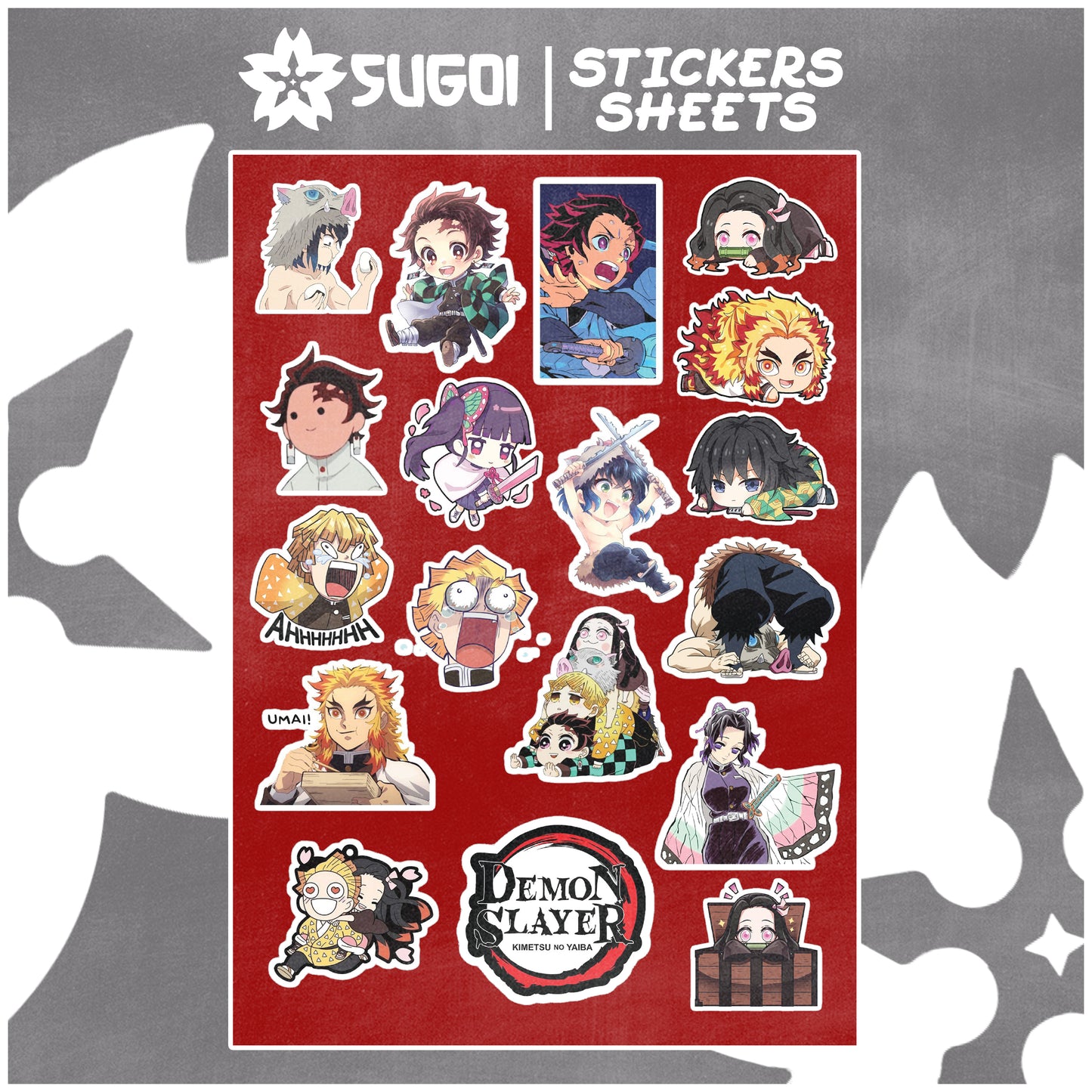Demon Slayer Stickers