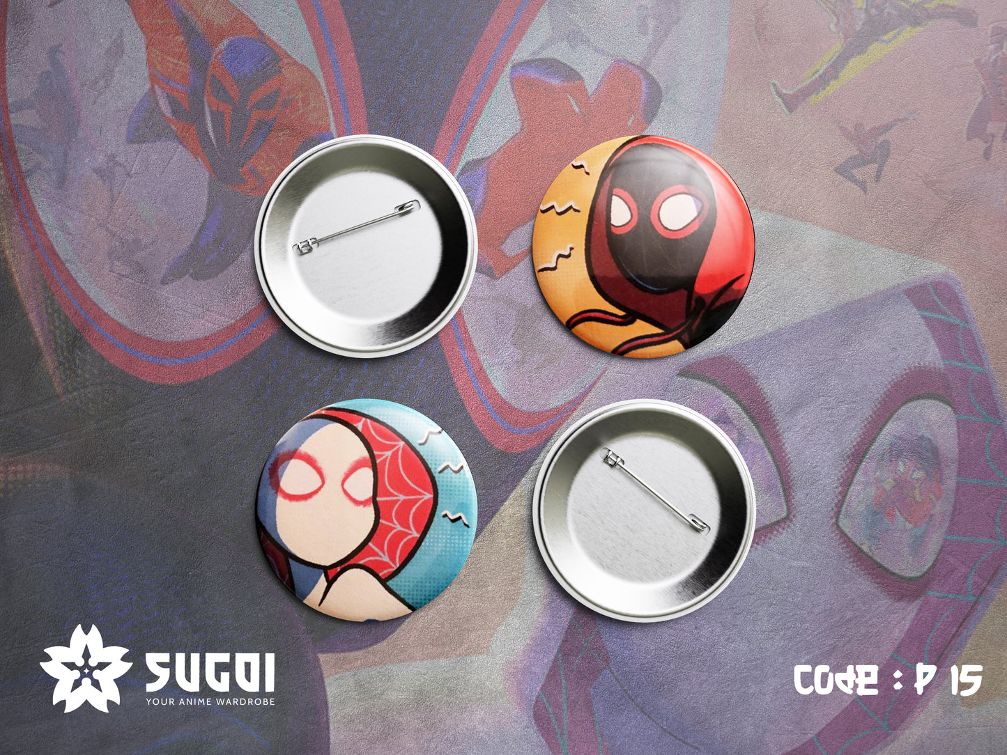 Spider man and spider woman Pin