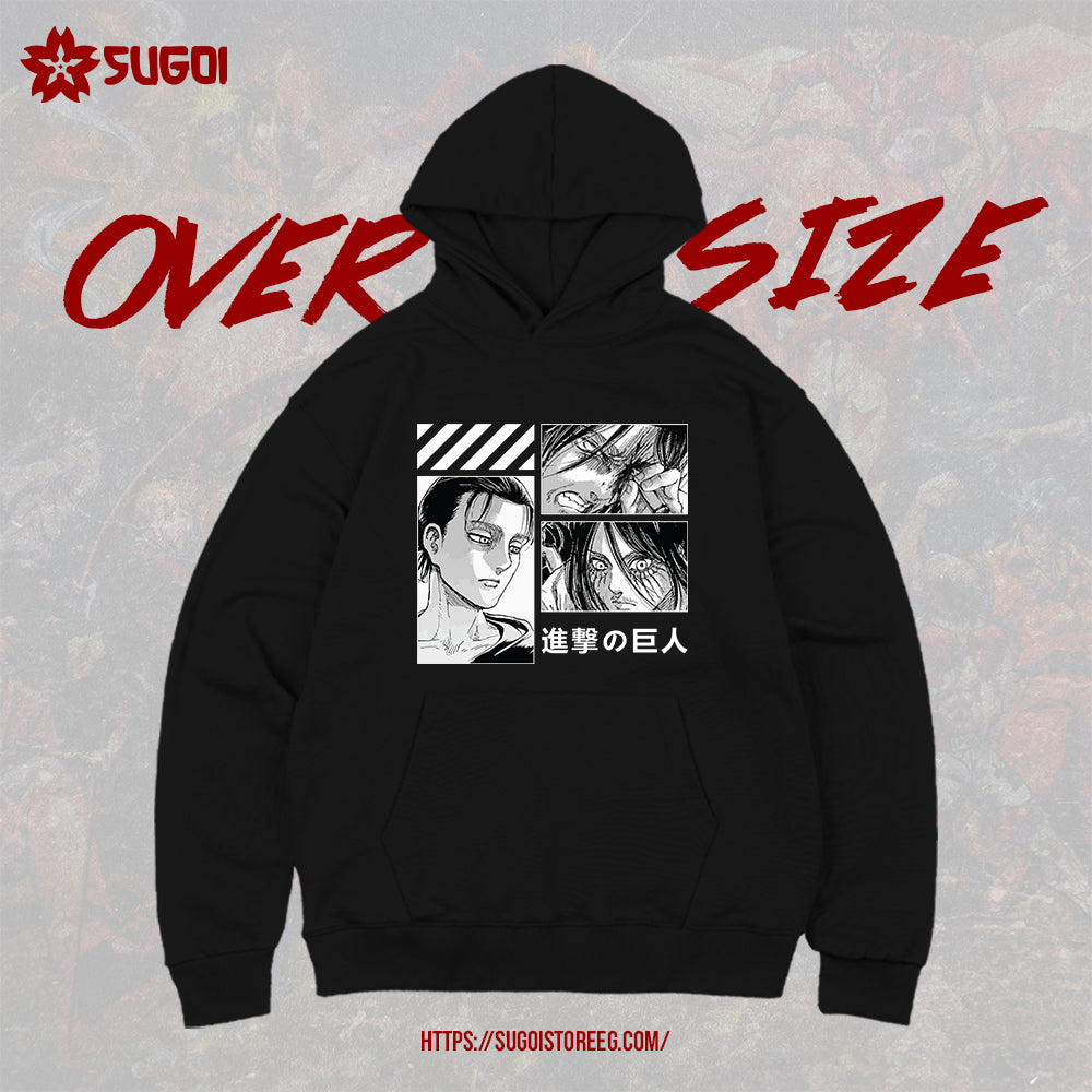 Eren panel Oversized Hoodie