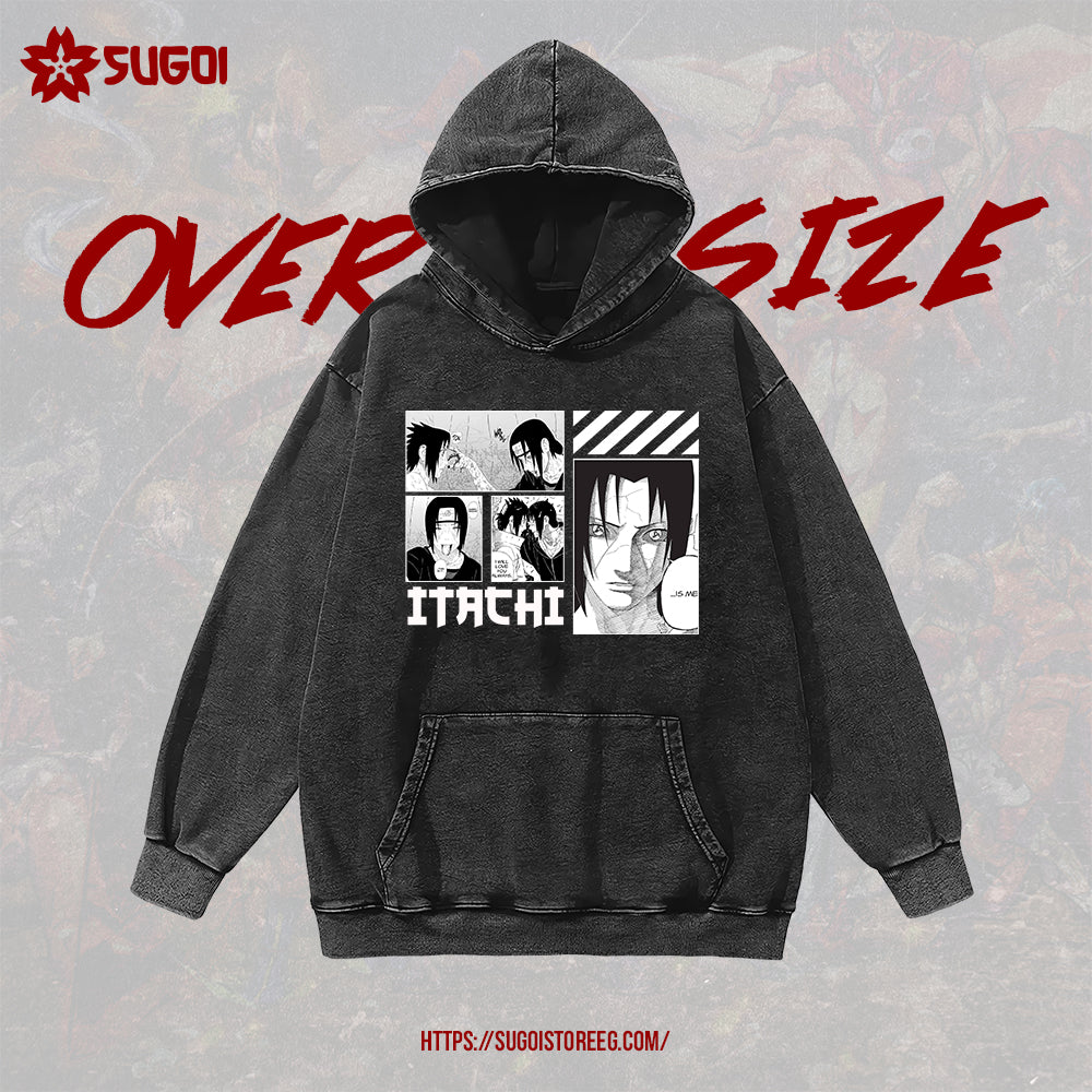 Itachi panel Oversized Hoodie
