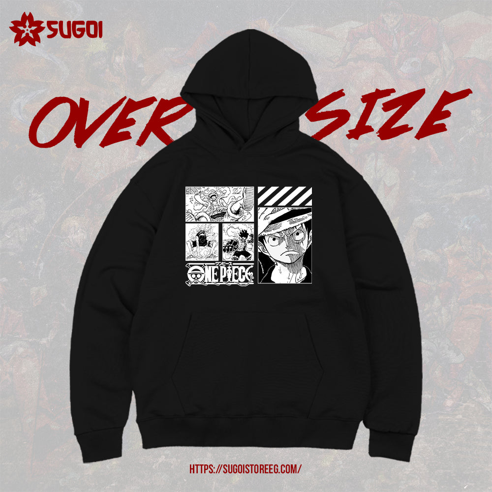 Luffy G5 panel Oversized Hoodie