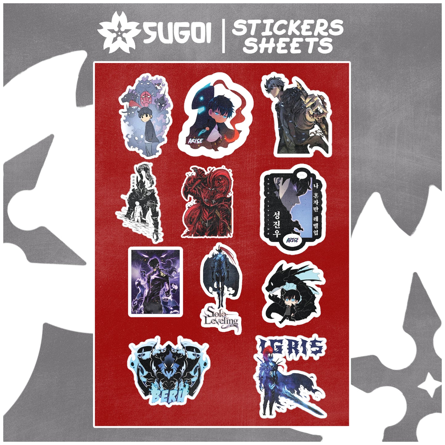 Solo Leveling Stickers