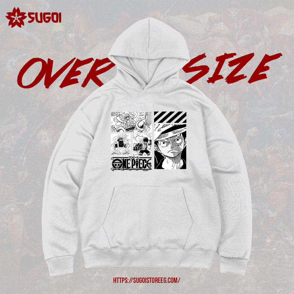 Luffy G5 panel Oversized Hoodie