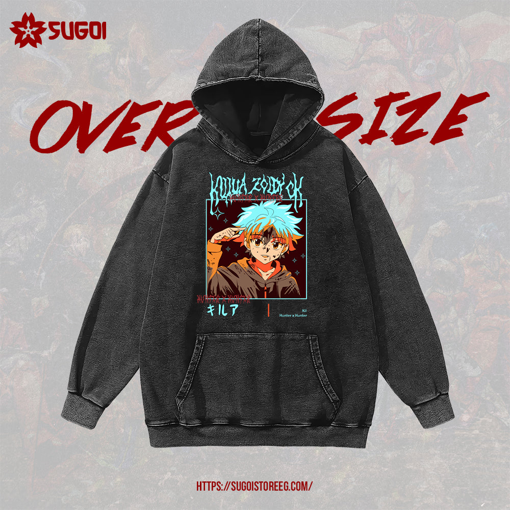 killua street design Oversized Hoodie