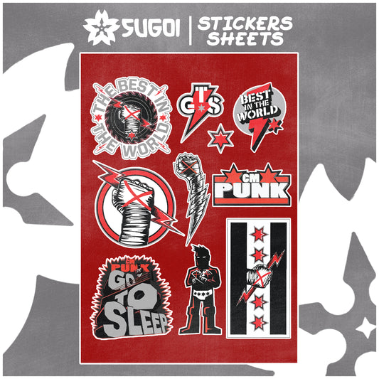CM Punk Stickers