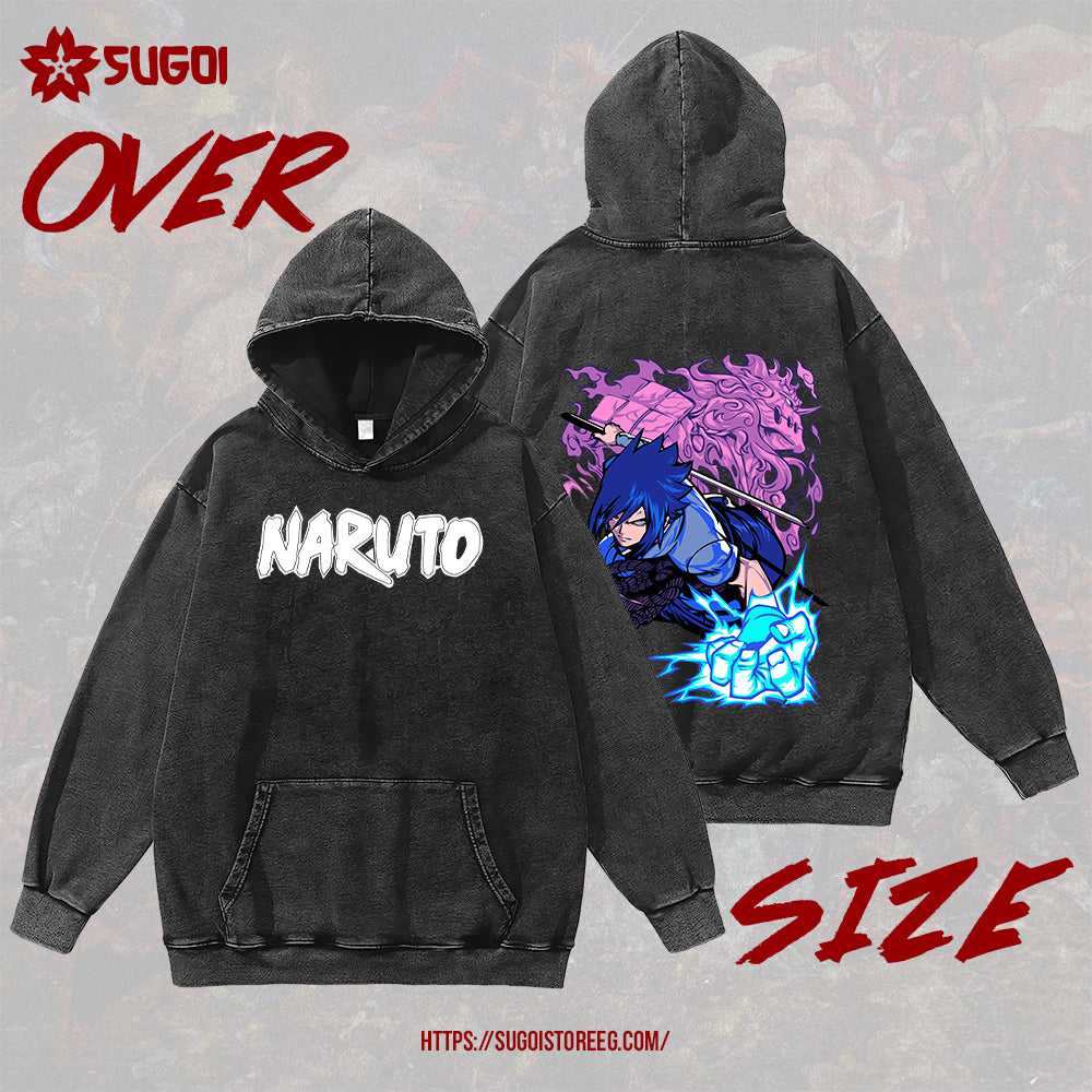 Uchiha Sasuke Susanoo Oversized Hoodie