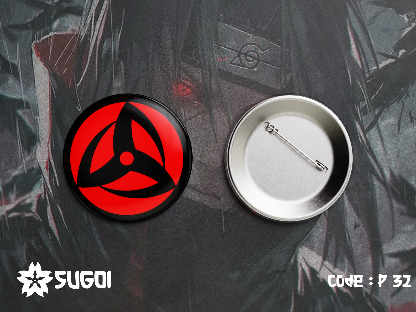 Uchiha 2 Pin