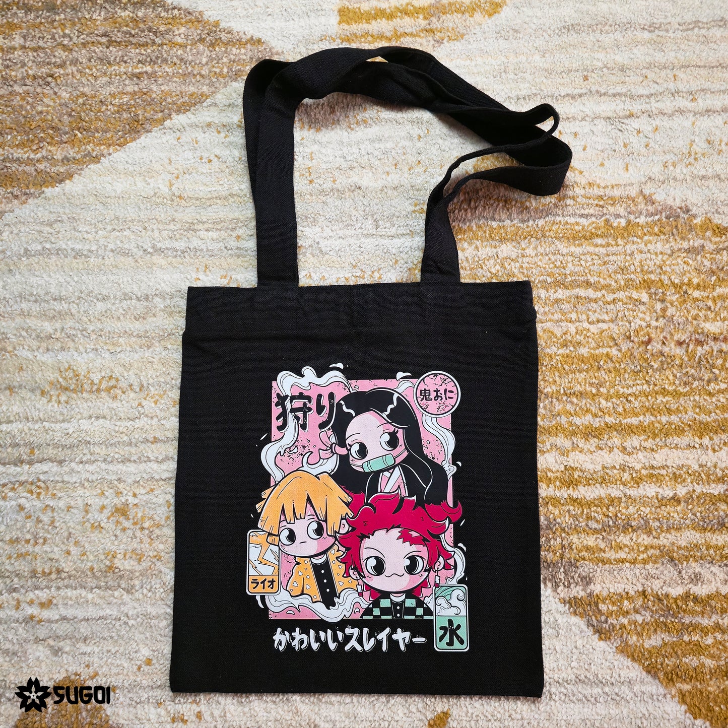 New Demon Slayer Chibi Tote Bag