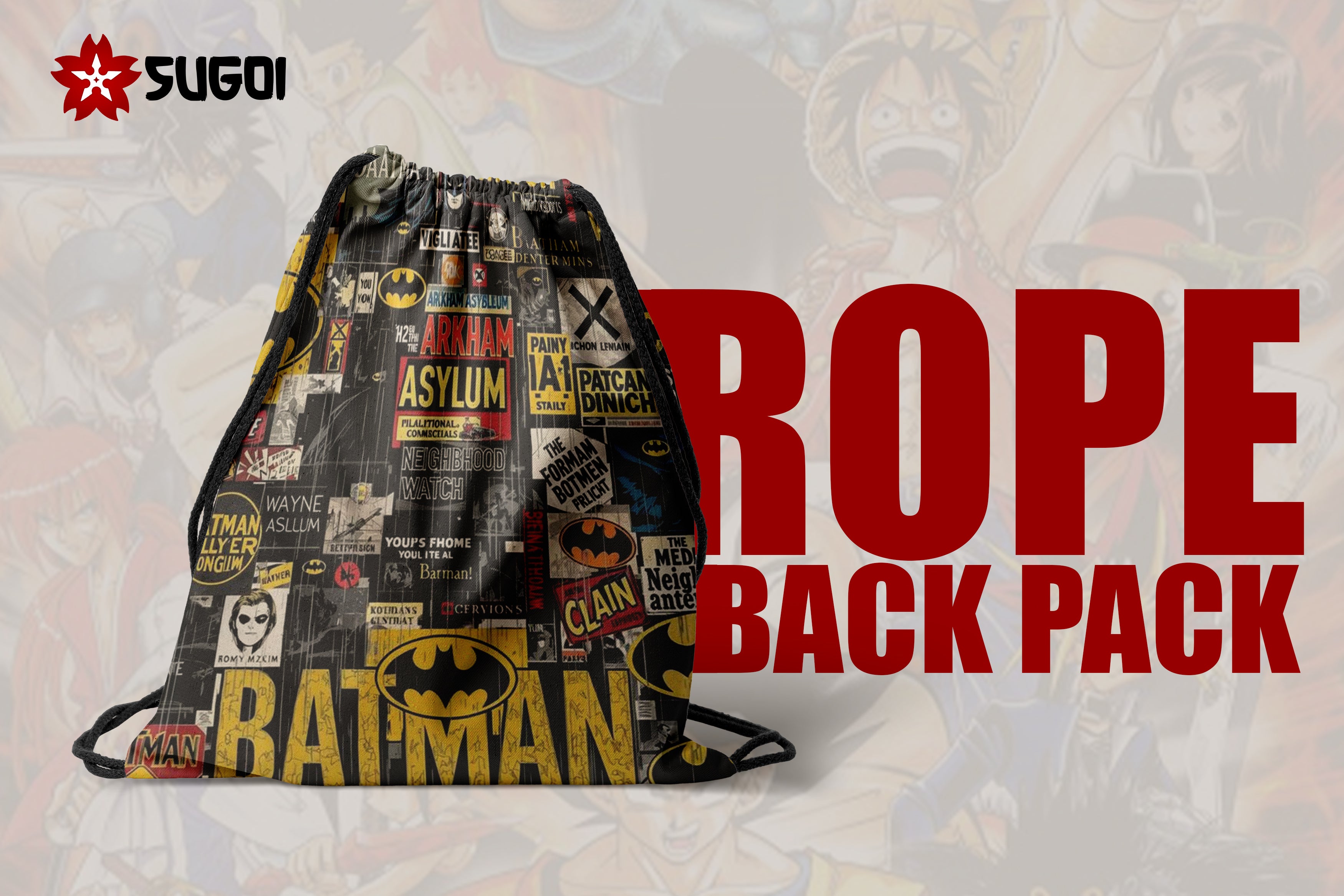 Batman Rope Backpack – SUGOI STORE