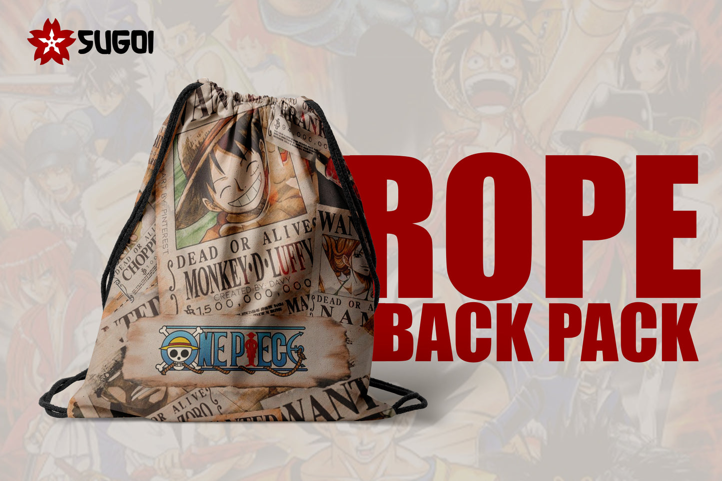 One piece Rope Backpack