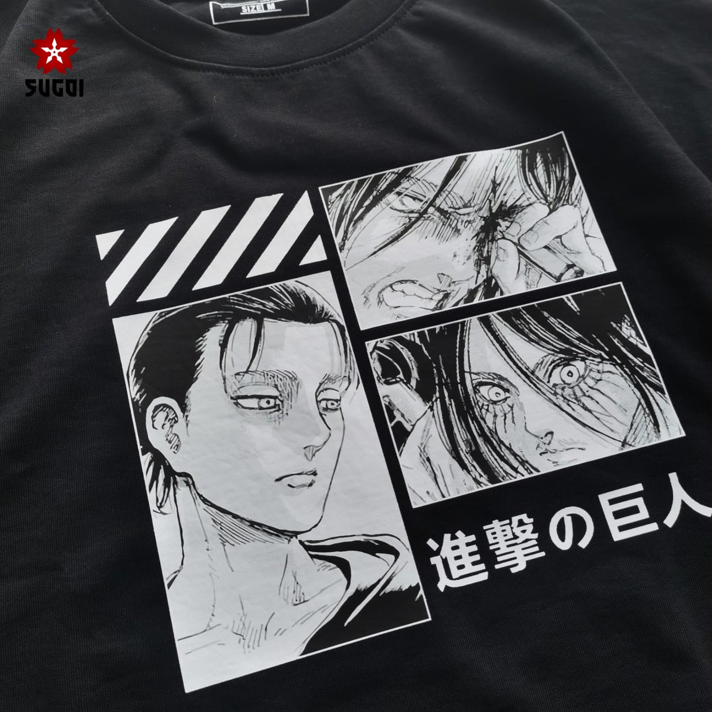 Eren Yeager Manga Over Size T-Shirt