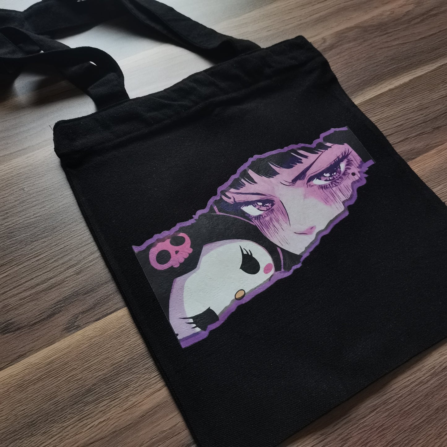 New Anime Girl Eyes Tote Bag