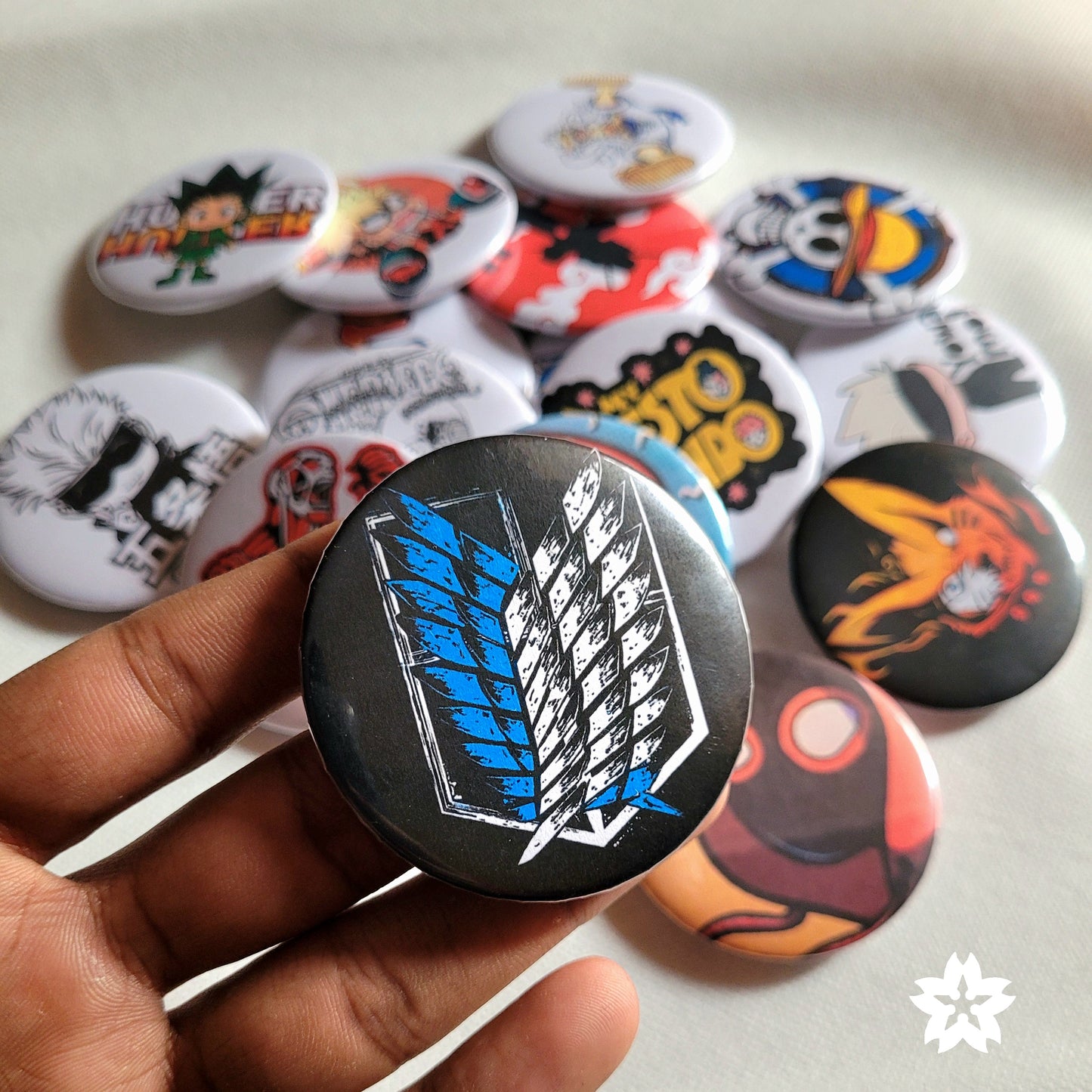 Attack On Titan Logo Pin